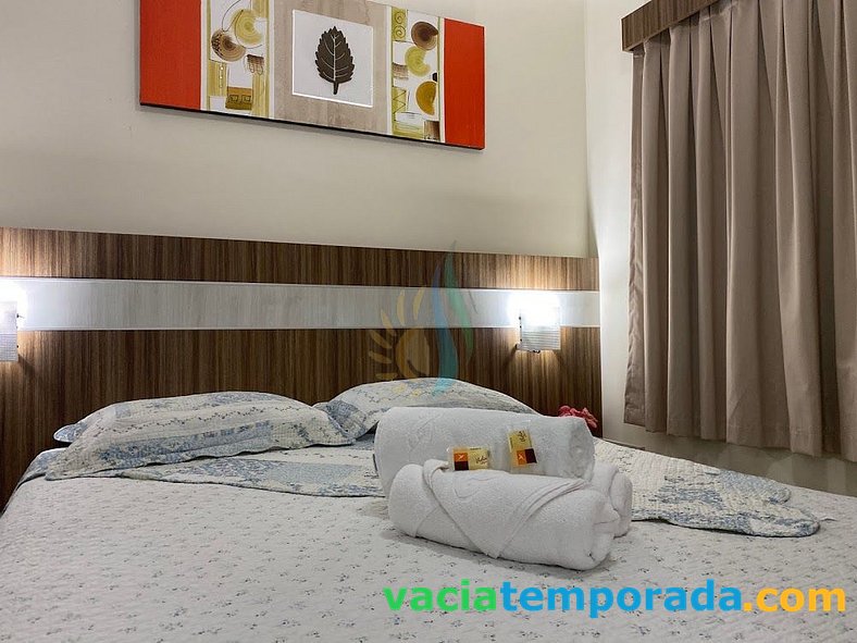 Lacqua diRoma V - Flat Lindo e confortável - Com Acesso a Pa