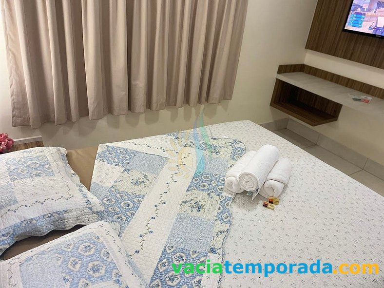 Lacqua diRoma V - Flat Lindo e confortável - Com Acesso a Pa