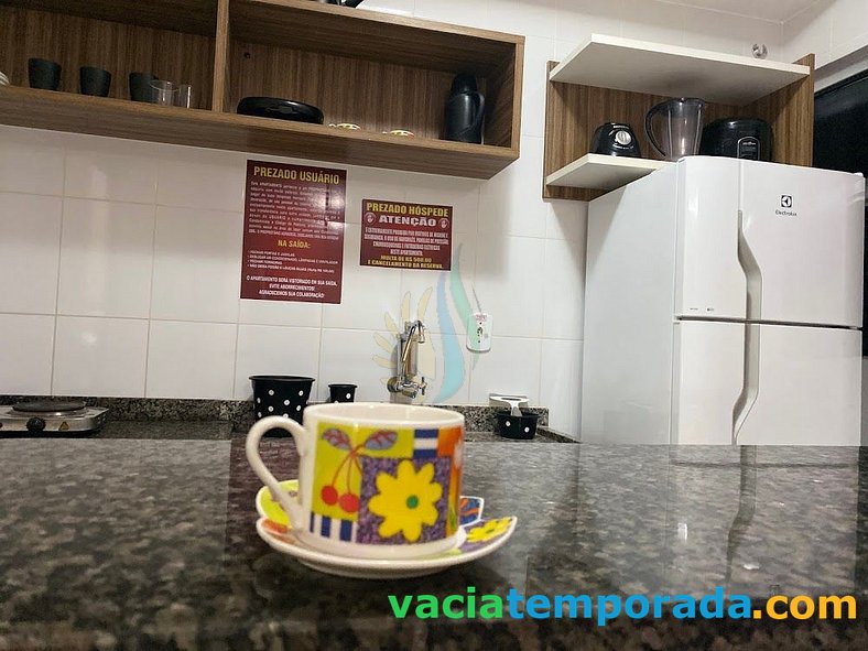 Lacqua diRoma V - Flat Lindo e confortável - Com Acesso a Pa